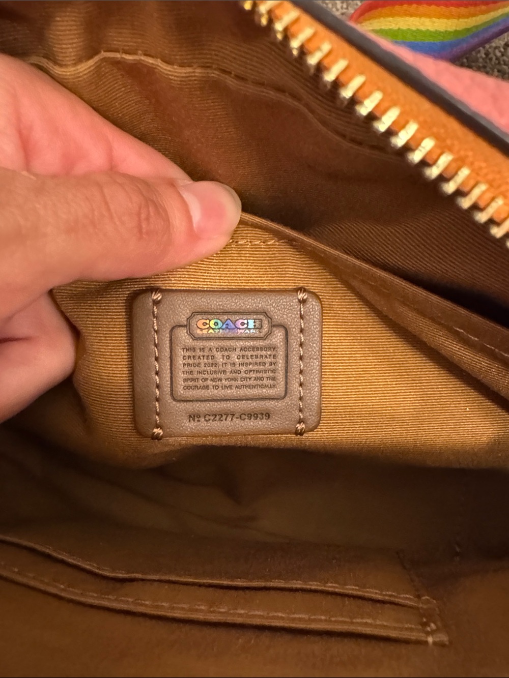 Coach Jamie pride rainbow camera crossbody bag purse - Picture 10 of 10